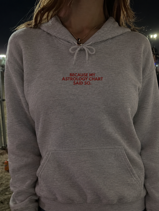 ONA – Astrology Chart Hoodie, lifestyle photo